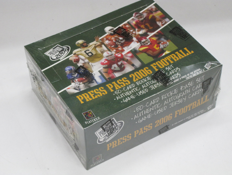 2006 Press Pass Football Sealed Hobby Box