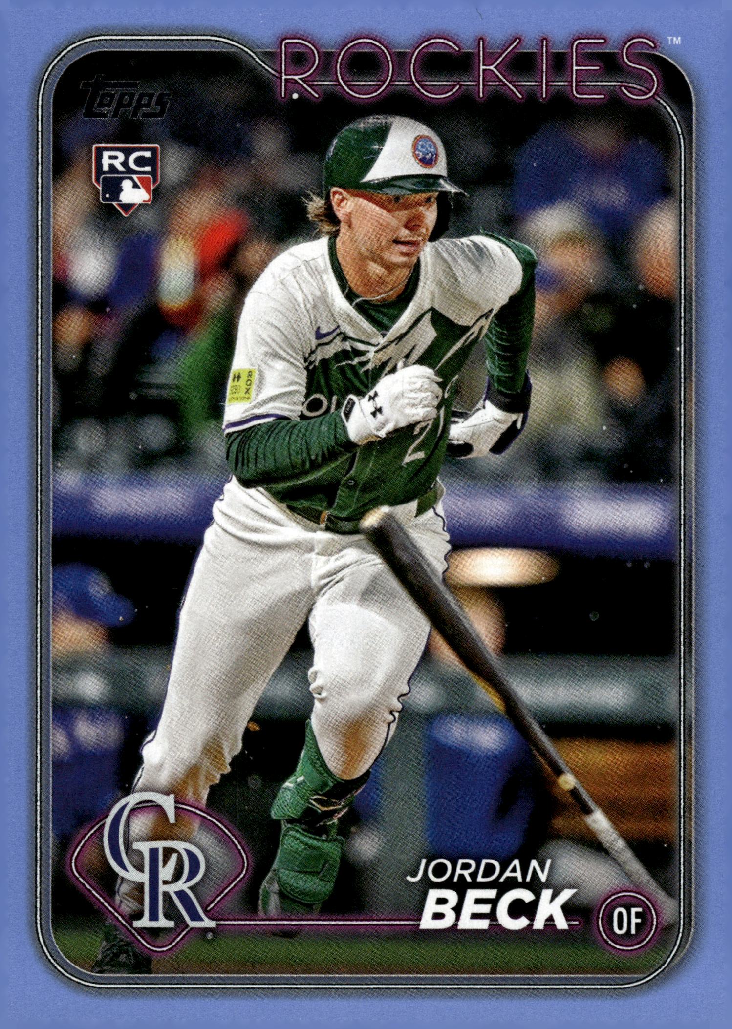 2024 Topps Update Father's Day Blue #US269 Jordan Beck