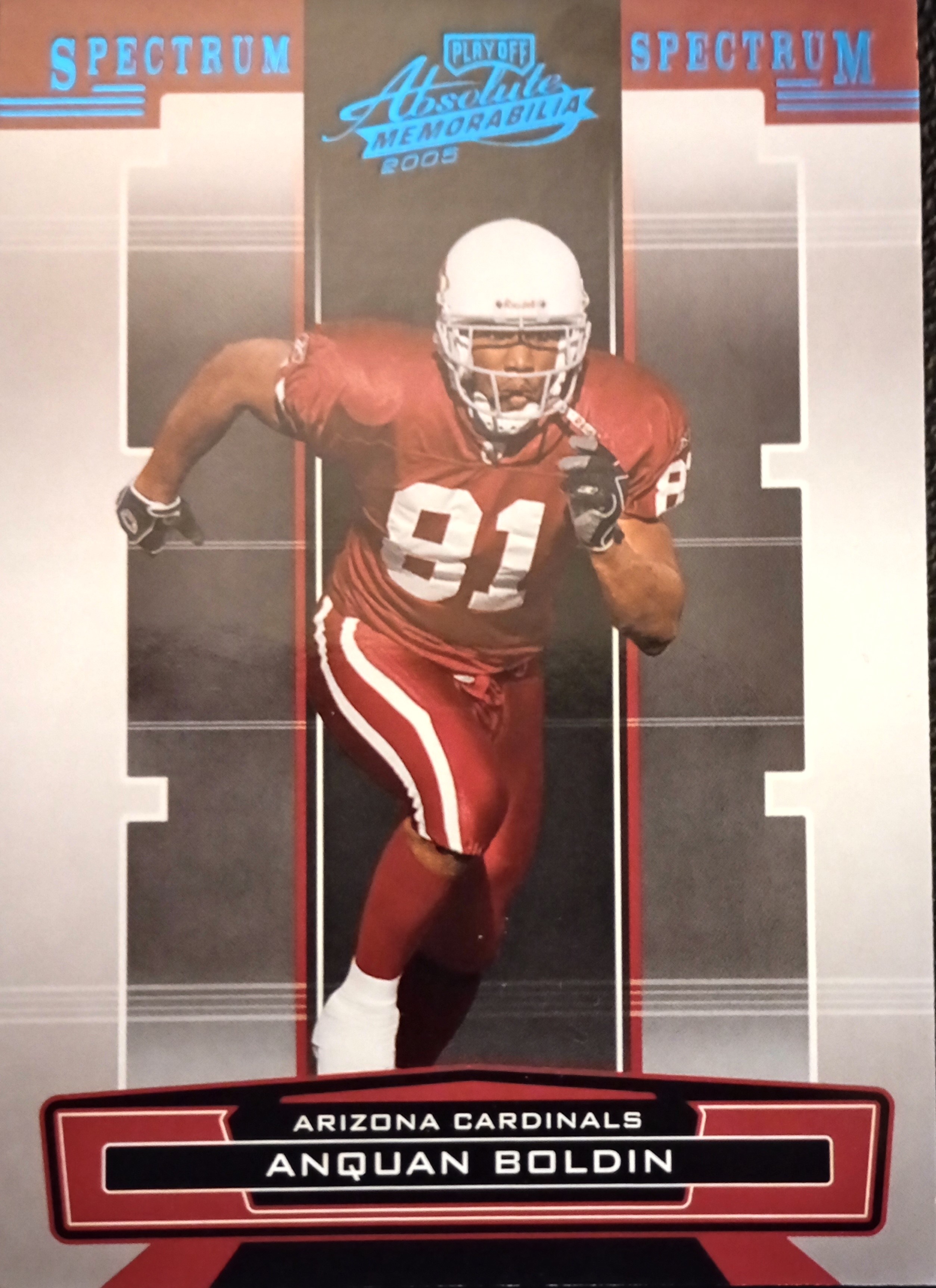 2005 Absolute Memorabilia Spectrum Blue Retail #1 Anquan Boldin