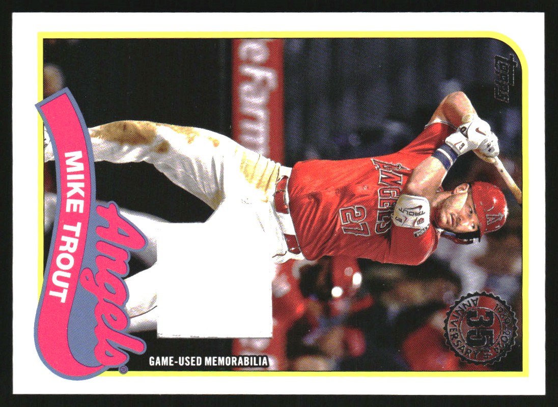 2024 Topps Update '89 Topps Relics #89RUMT Mike Trout