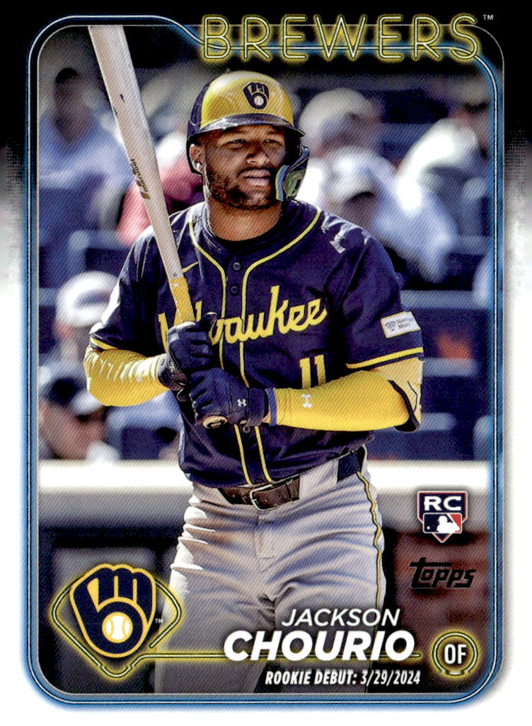 2024 Topps Update #US155 Jackson Chourio - NM-MT - The Dugout 