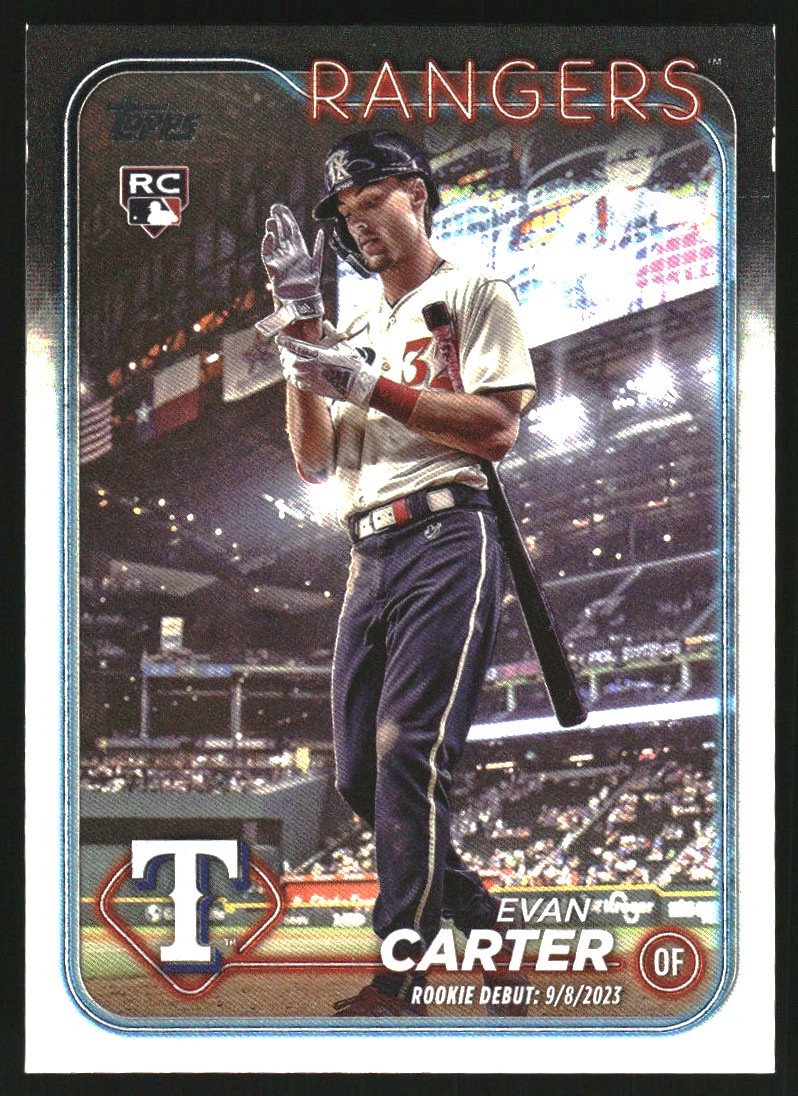 2024 Topps Update Rainbow Foil #US58 Evan Carter