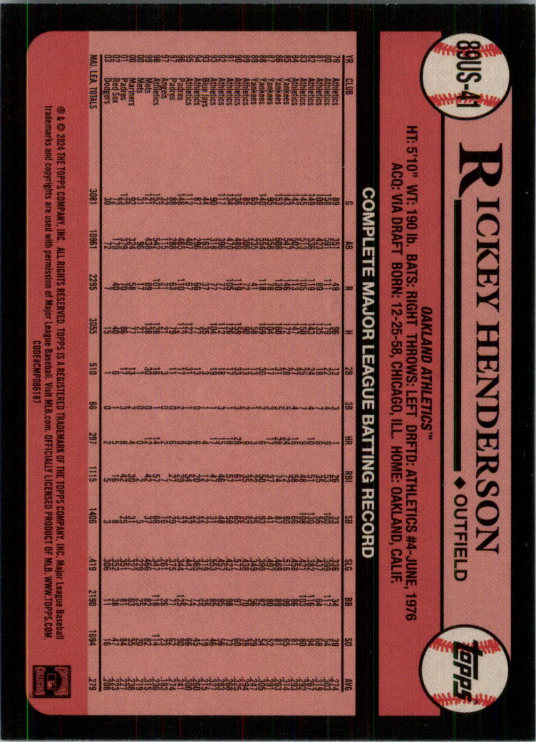 2024 Topps Update '89 Topps Baseball Card Pick (Inserts) - Bild 69 von 69