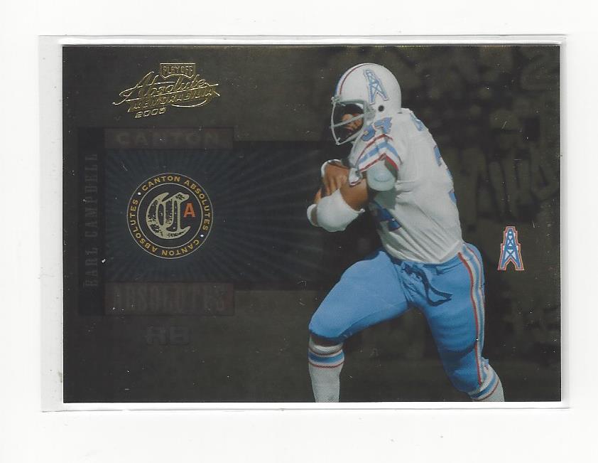 2005 Absolute Memorabilia Canton Absolutes Gold #8 Earl Campbell