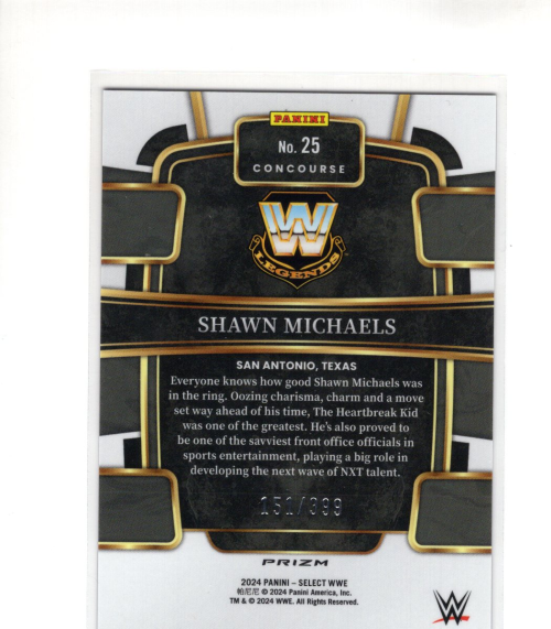 B6126- 2024 Select WWE Wrestling Insert Cards G2 -You Pick- 15+ FREE US SHIP - Picture 17 of 99