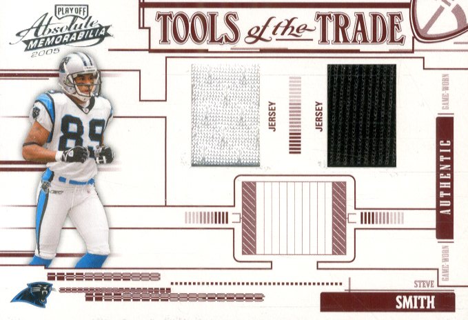 2005 Absolute Memorabilia Tools of the Trade Material Double Red #84 Steve Smith