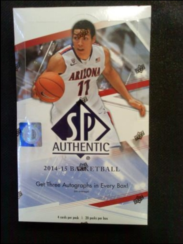2014-15 Upper Deck SP AUTHENTIC Basketball HOBBY Box