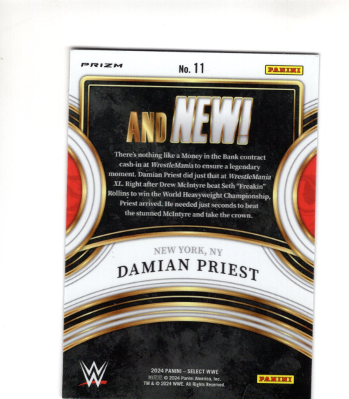 B6126- 2024 Select WWE Wrestling Insert Cards G2 -You Pick- 15+ FREE US SHIP - Picture 11 of 99