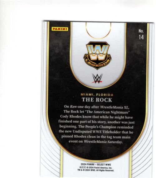 B6126- 2024 Select WWE Wrestling Insert Cards G2 -You Pick- 15+ FREE US SHIP - Picture 21 of 99