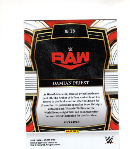 B6126- 2024 Select WWE Wrestling Insert Cards G2 -You Pick- 15+ FREE US SHIP - Picture 53 of 99