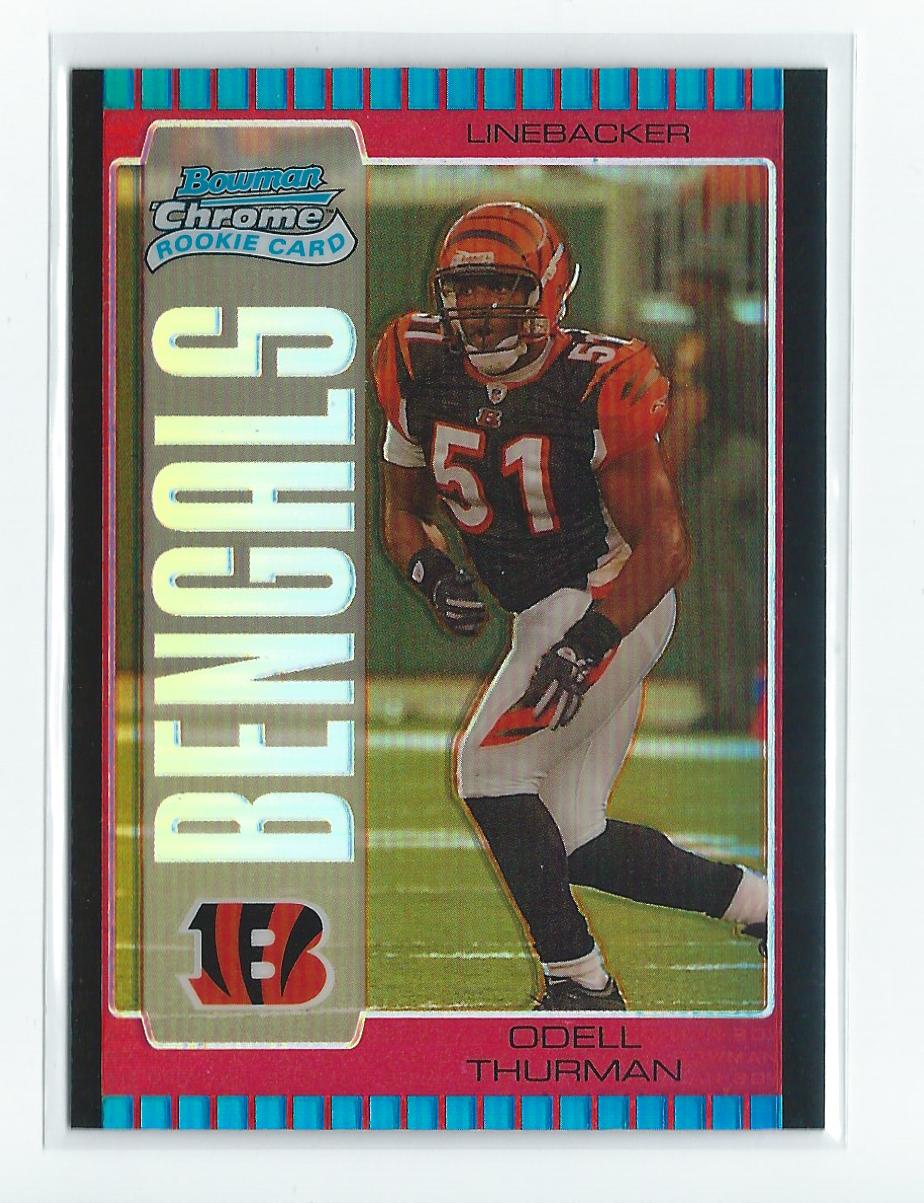 2005 Bowman Chrome Red Refractors #180 Odell Thurman