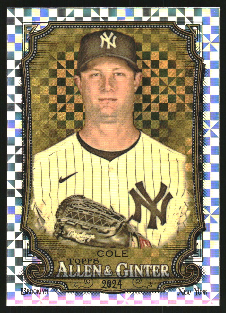 2024 Topps Allen and Ginter Chrome XFractors 25 Gerrit Cole NMMT