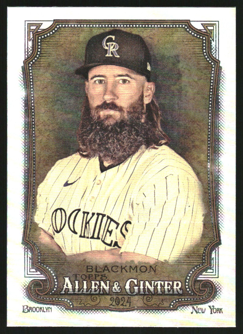 2024 Topps Allen and Ginter Silver Portrait #125 Charlie Blackmon