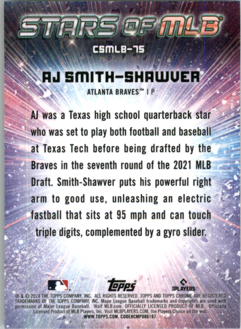 2024 Topps Stars of MLB Chrome Baseball Card Pick (Inserts) - Picture 103 of 113