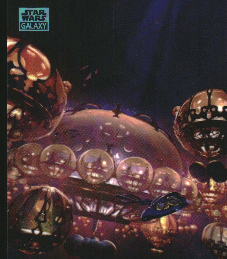 2024 Topps Chrome Star Wars Galaxy Art of Naboo Blue Refractors