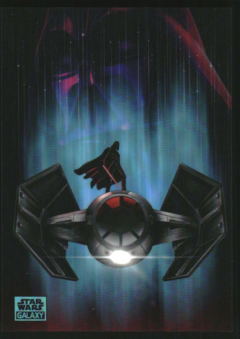 2024 Topps Chrome Star Wars Galaxy Power of the Darkside Aqua