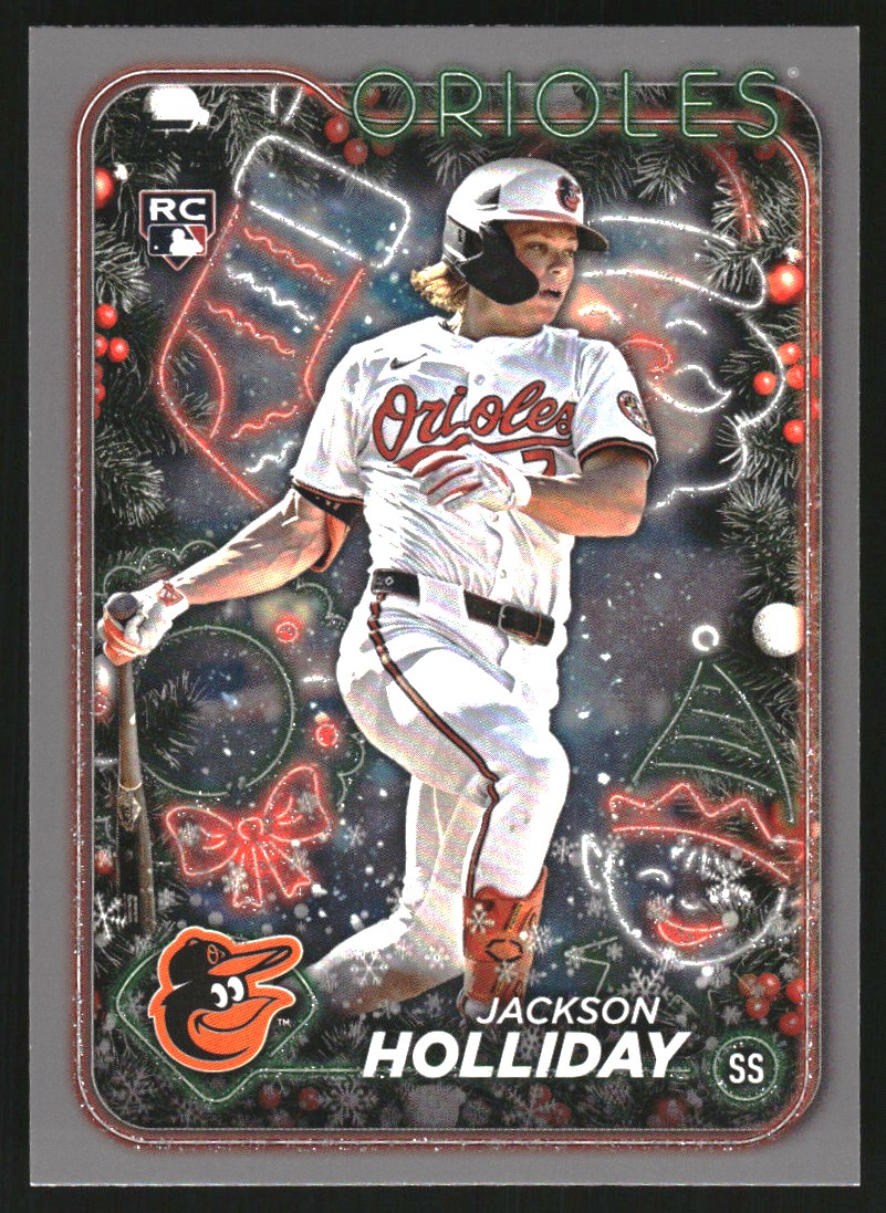 2024 Topps Holiday Silver Glitter #H50 Jackson Holliday