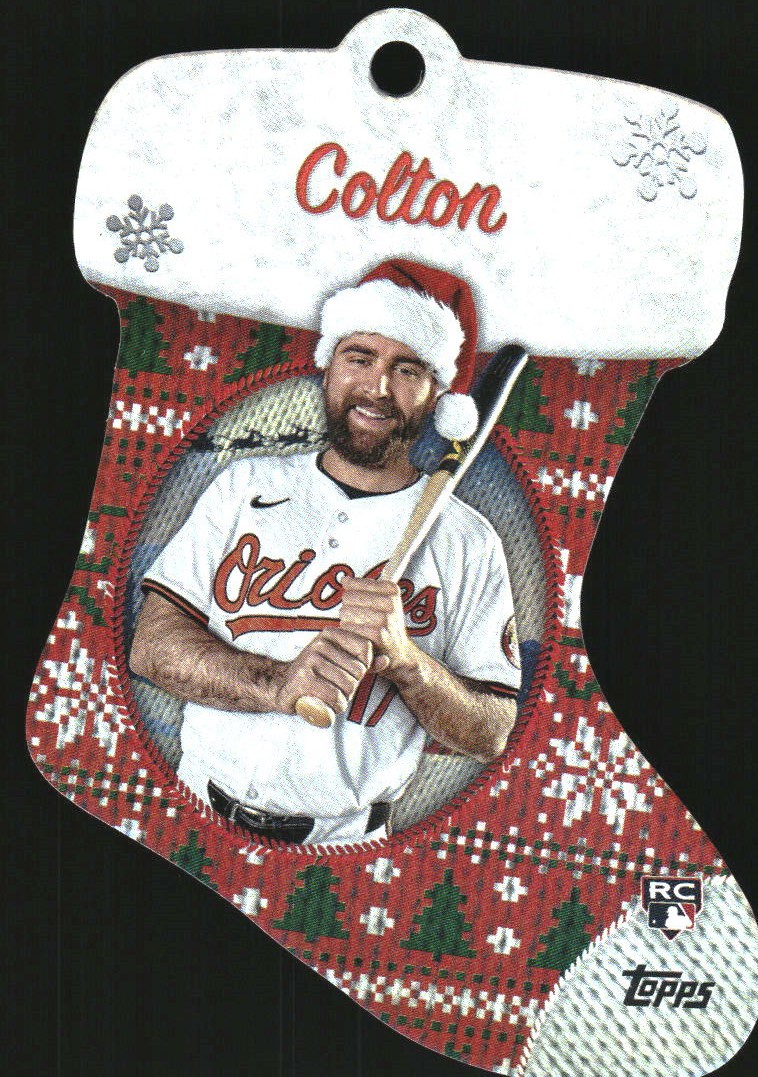 2024 Topps Holiday Stocking Die Cut Ornaments #SDC1 Colton Cowser