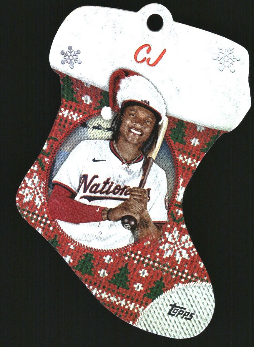 2024 Topps Holiday Stocking Die Cut Ornaments #SDC13 CJ Abrams