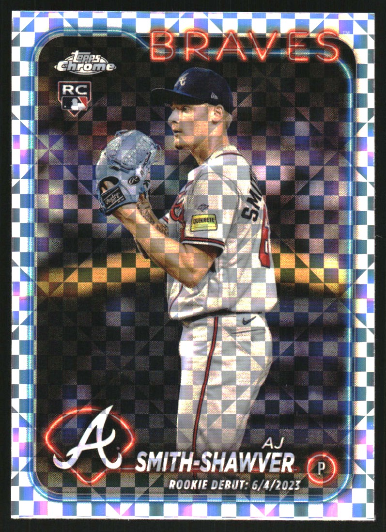 2024 Topps Chrome Update X-Fractors #USC87 AJ Smith-Shawver