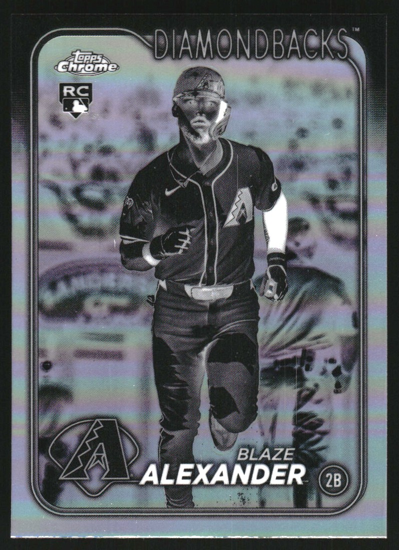 2024 Topps Chrome Update Negative Refractors #USC53 Blaze Alexander