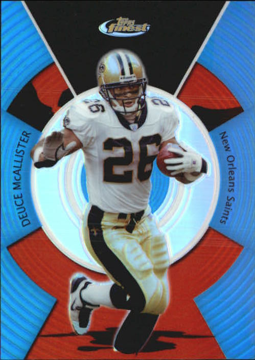 2005 Finest Blue Xfractors #21 Deuce McAllister
