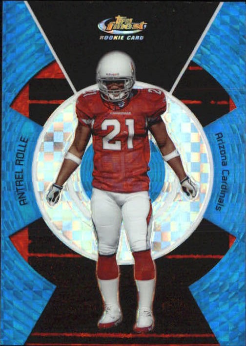 2005 Finest Blue Xfractors #123 Antrel Rolle