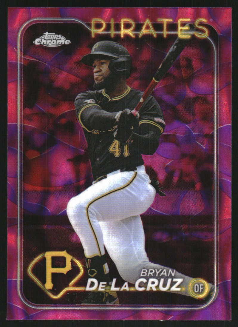 2024 Topps Chrome Update Magenta Purple Lava Lamp Refractors #USC126 Bryan De La Cruz