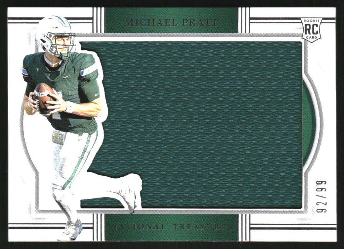 2024 Panini National Treasures Collegiate Rookie Silhouettes #27 Michael Pratt