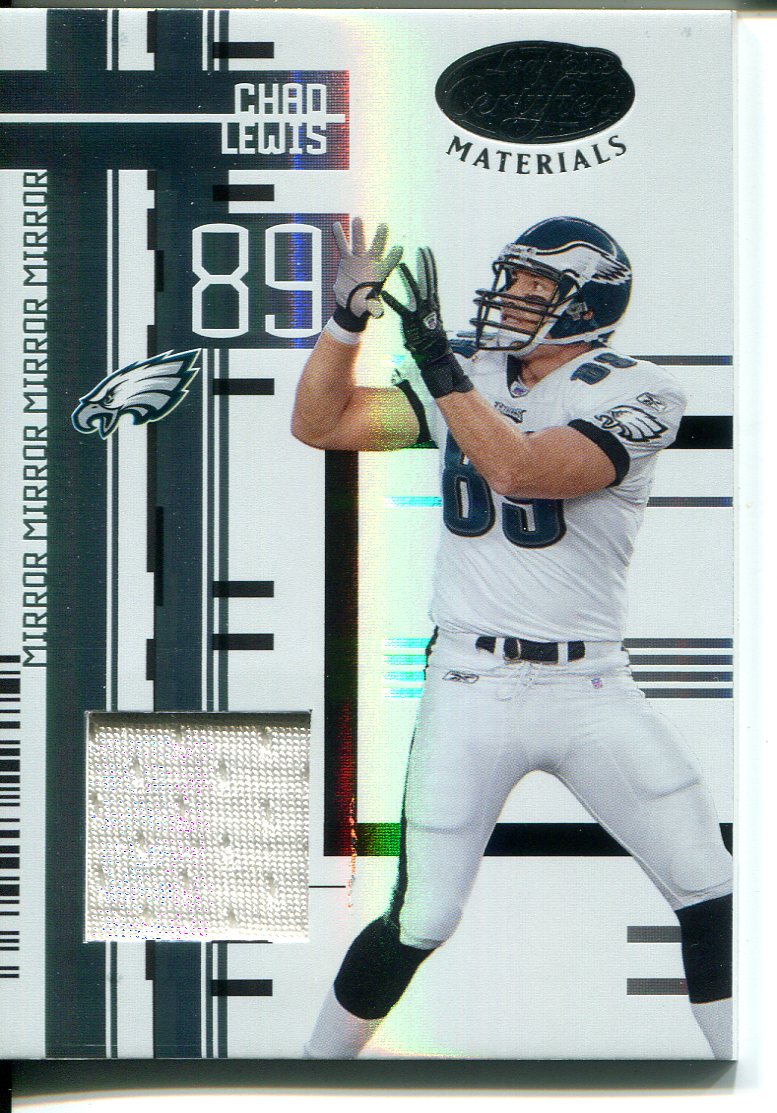 2005 Leaf Certified Materials Mirror White Materials #89 Chad Lewis
