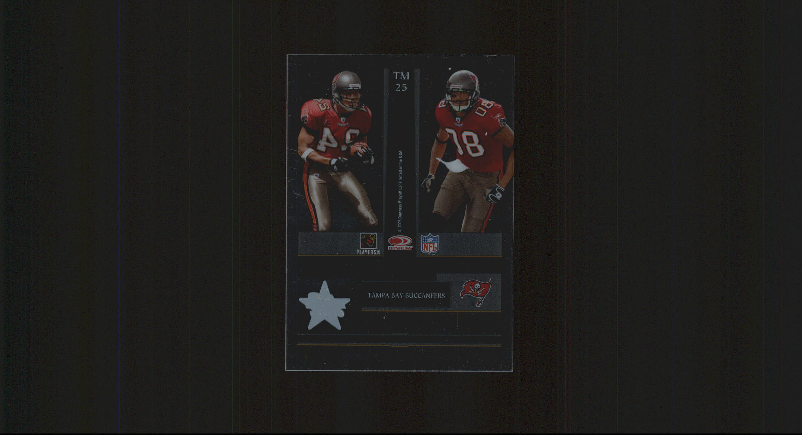 2005 Leaf Rookies and Stars Ticket Masters Silver Season #TM25 Micheal Clayton/Cadillac Williams back image