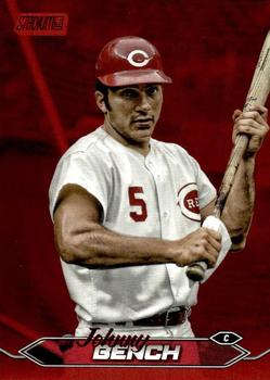 2024 Stadium Club Red Foil #75 Johnny Bench