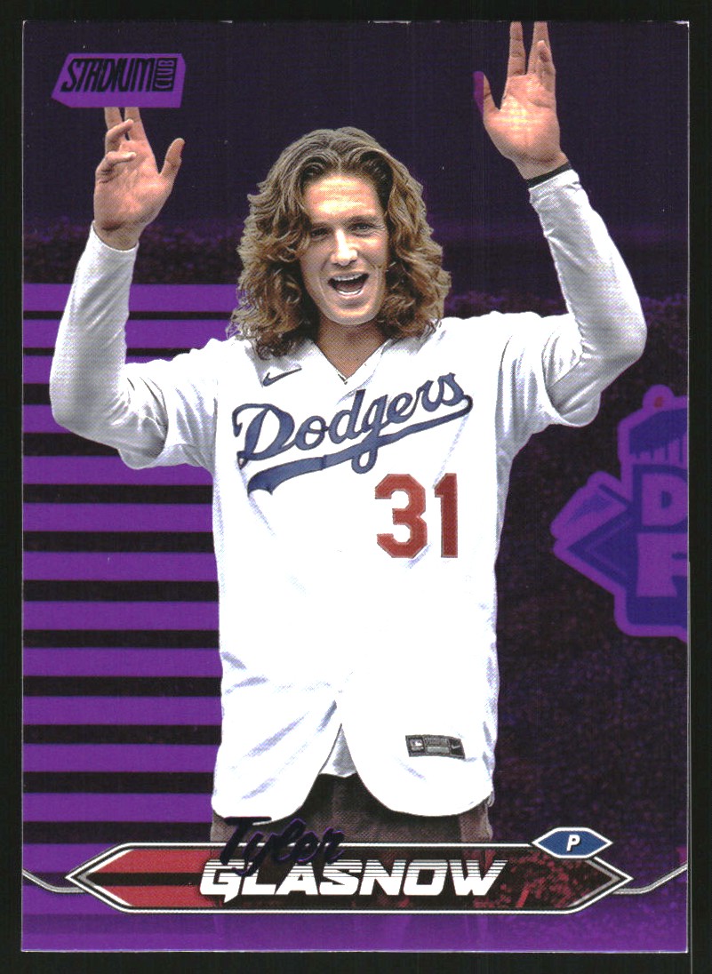 2024 Topps Silver Crackle Foil Board #89 Tyler Glasnow on Fanatics