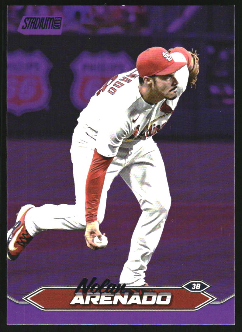 2024 Stadium Club Purple Foil #275 Nolan Arenado