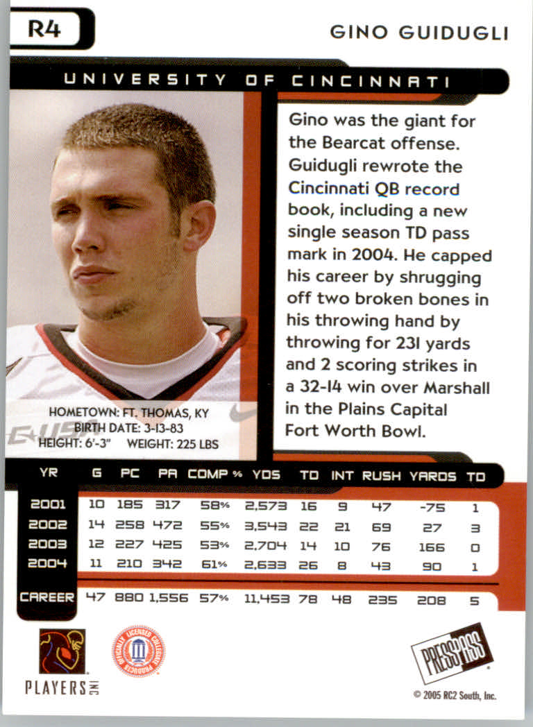 2005 Press Pass Football "Parallel" Cards - Picture 17 of 21