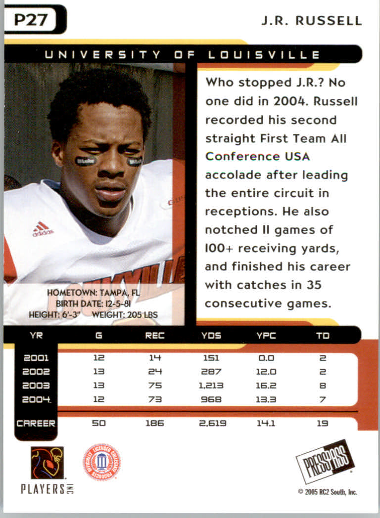 2005 Press Pass Football "Parallel" Cards - Picture 21 of 21