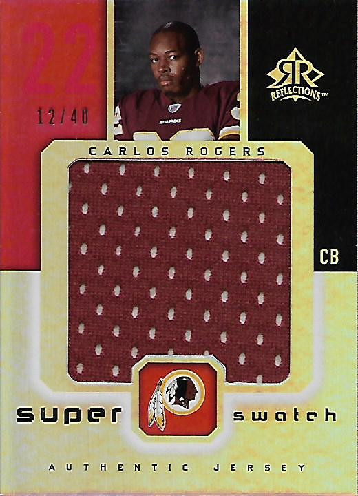 2005 Reflections Super Swatch #SSCA Carlos Rogers