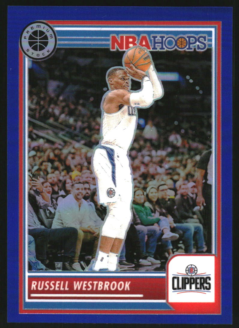2023-24 Hoops Premium Stock Blue Prizm #211 Russell Westbrook /120
