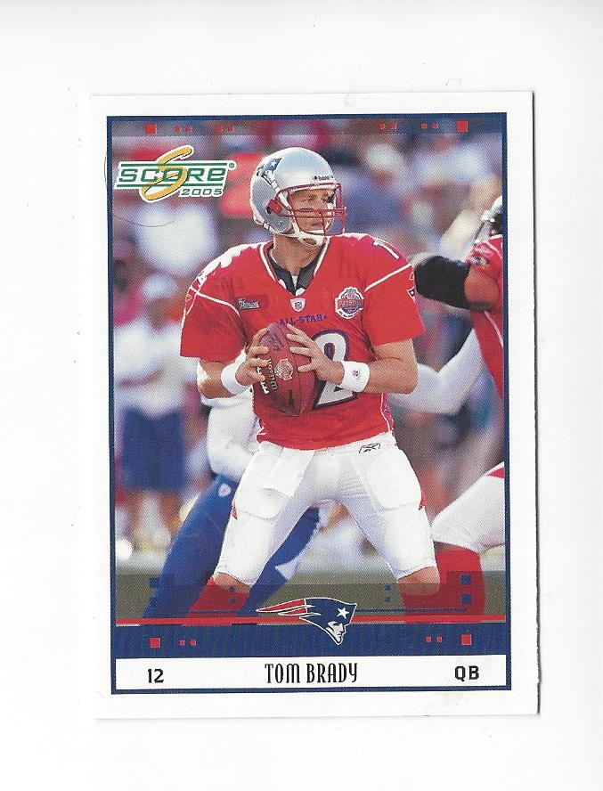 2005 Score #314 Tom Brady PB
