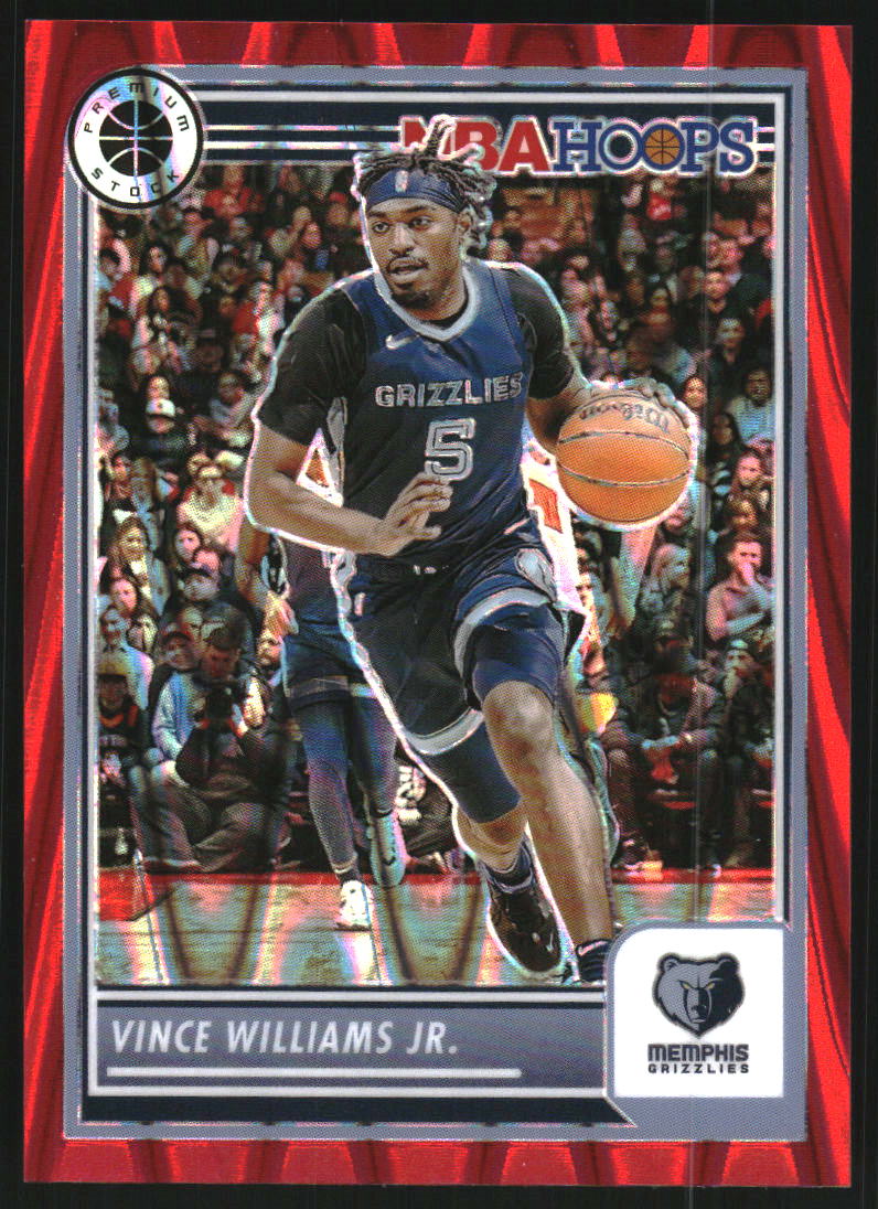 2023-24 Hoops Premium Stock Red Seismic Prizm #21 Vince Williams Jr. /199