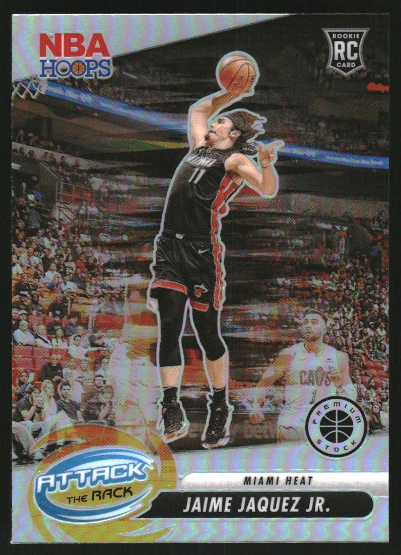 2023-24 Hoops Premium Stock Attack the Rack Silver Prizm #1 Jaime Jaquez Jr.
