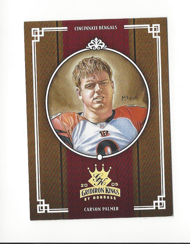 2005 Throwback Threads Gridiron Kings Gold #5 Carson Palmer