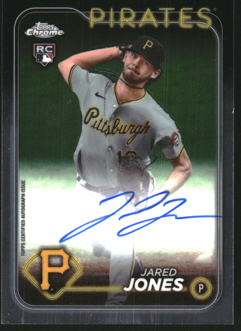 2024 Topps Chrome Update Rookie Autographs #RAJJ Jared Jones on 