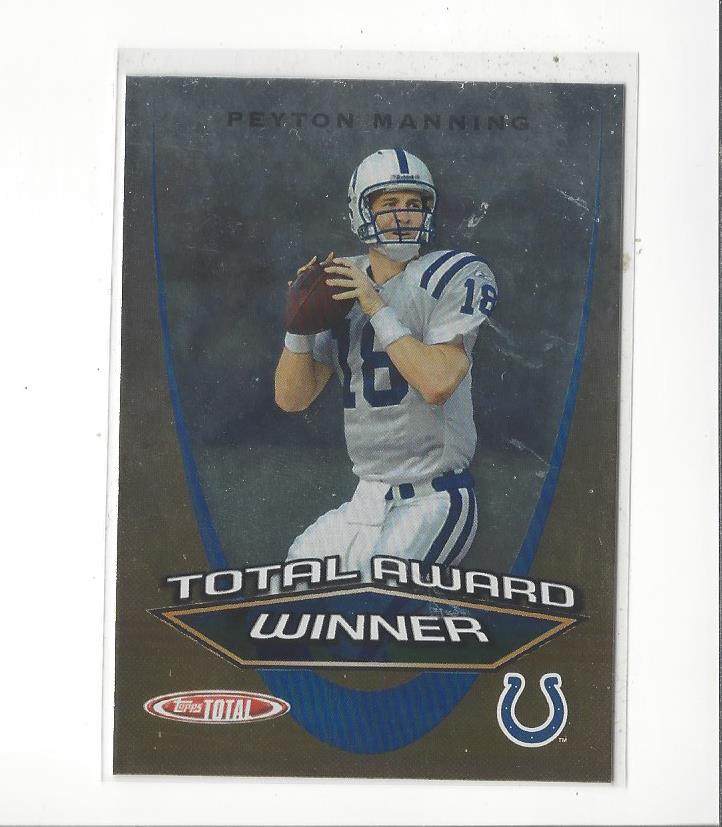 2005 Topps Total Award Winners #AW16 Peyton Manning