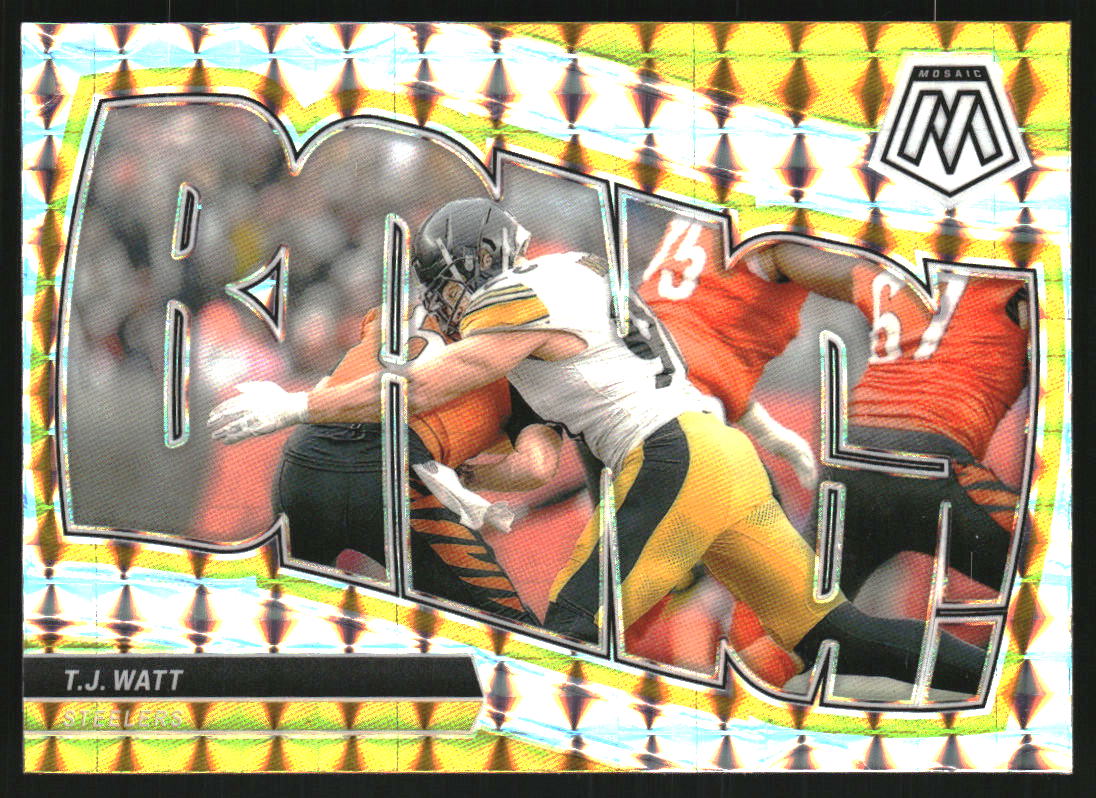 2024 Panini Mosaic Bang! Mosaic #3 T.J. Watt