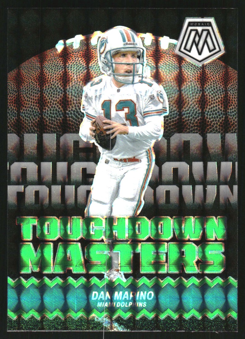 2024 Panini Mosaic Touchdown Masters Mosaic Green #17 Dan Marino