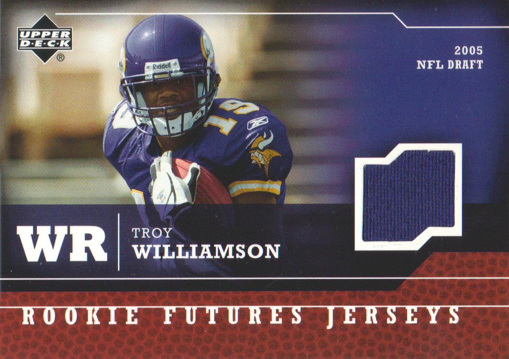 2005 Upper Deck Rookie Futures Jerseys #TW Troy Williamson