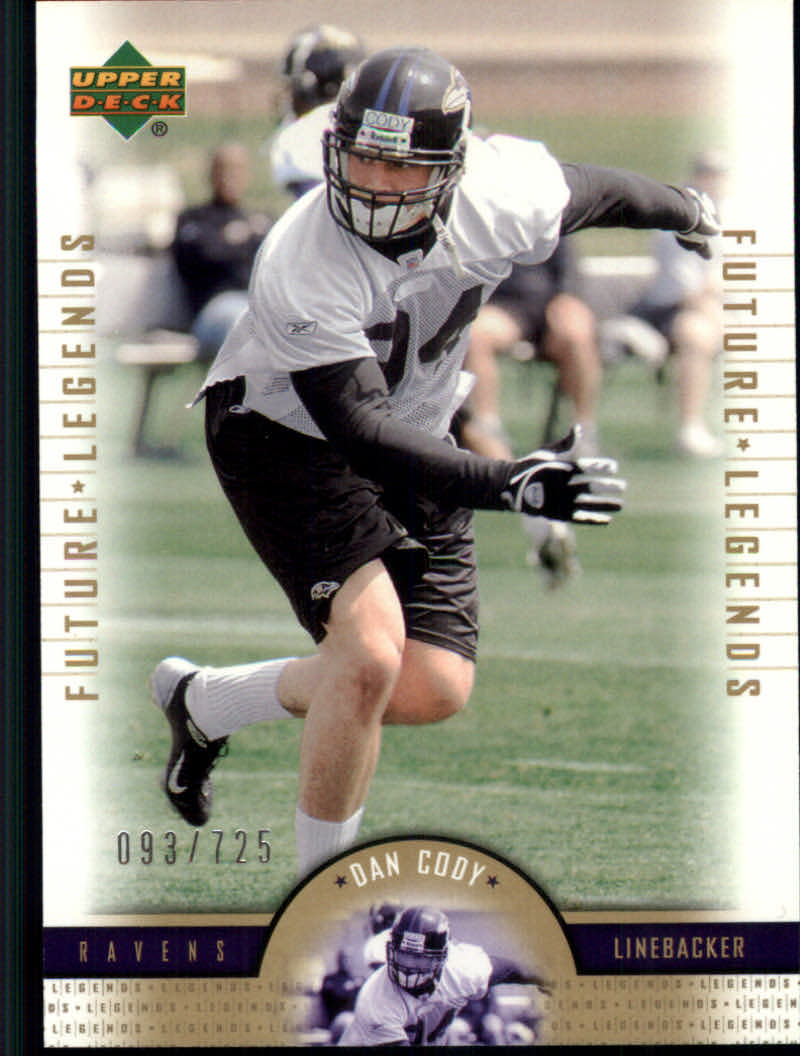 2005 Upper Deck Legends Football "Main Set" Cards #1 to #190 - Picture 202 of 211