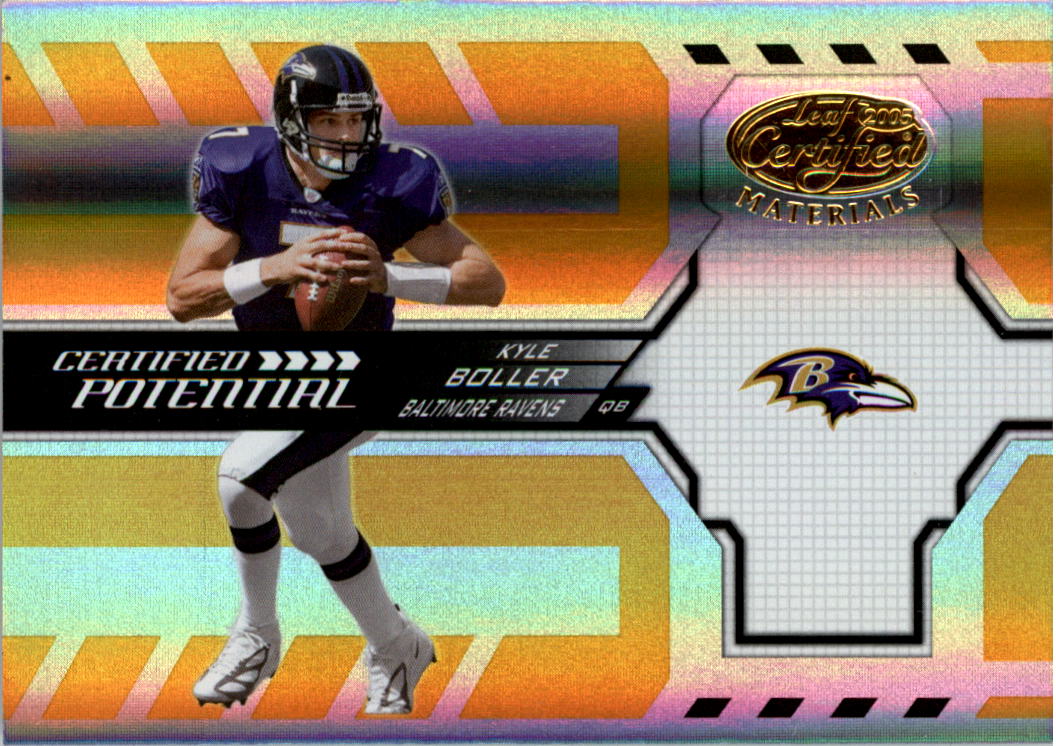 2005 Leaf Certified Materials Certified Potential Gold #3 Kyle Boller