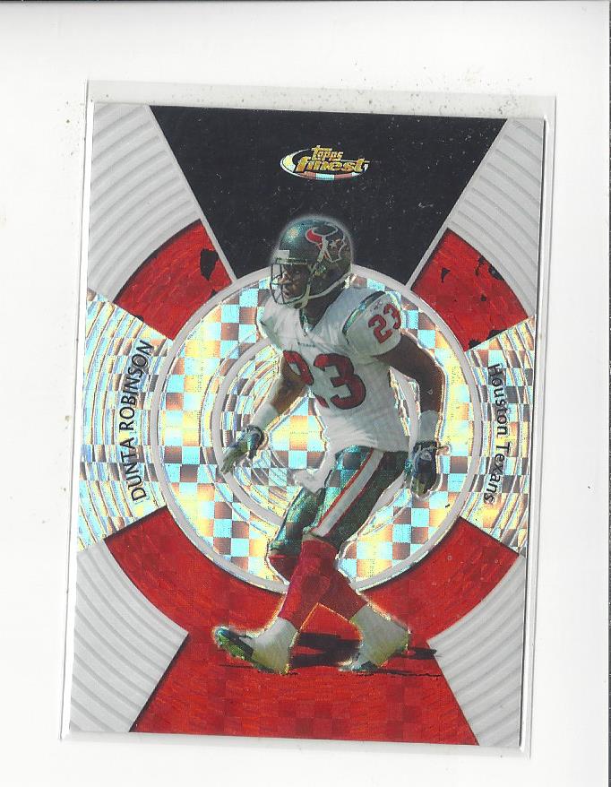 2005 Finest Xfractors #64 Dunta Robinson